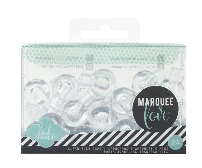 MARQUEE LOVE - EXTRA BULB COVERS - CLEAR - MEDIUM